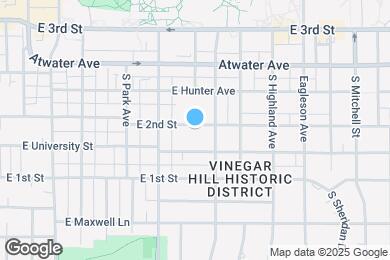 Map image of the property - 1004 E 2nd St