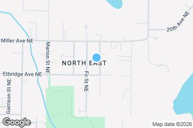 Map image of the property - 1821 Fairview St NE