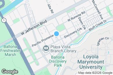 Map image of the property - 13044 Pacific Promenade