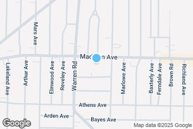 Map image of the property - 14567 Madison Ave