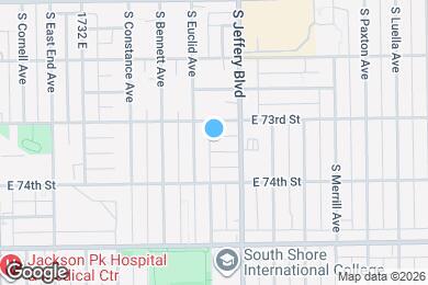 Map image of the property - 1954 E 73rd Pl