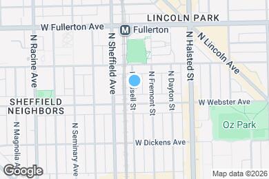 Map image of the property - 2237 N Bissell St