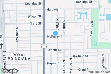Map image of the property - 1702 McKinley St
