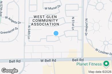 Map image of the property - 5307 W Campo Bello Dr