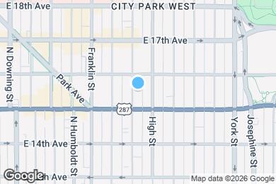 Map image of the property - 1542 N Williams St