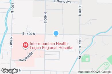 Map image of the property - 680 E 1400 N