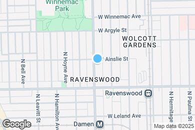 Map image of the property - 4847 N Damen Ave