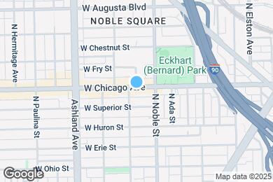 Map image of the property - 1429 W Chicago Ave