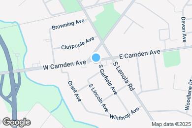 Map image of the property - 106 W Camden Ave
