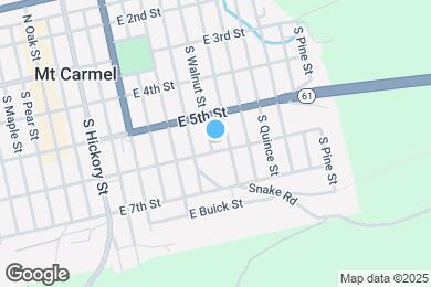 Map image of the property - 245 S Walnut St