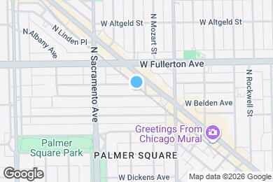 Map image of the property - 2862 W Belden Ave