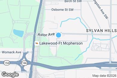 Map image of the property - 1131 Regent St SW
