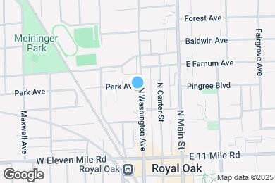 Map image of the property - 429 N Washington Ave