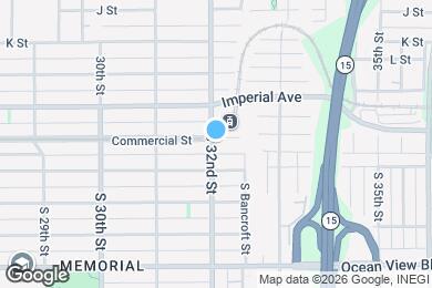 Map image of the property - 105 S 32nd St