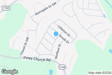 Map image of the property - 841 Chastain Ave