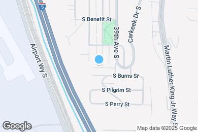 Map image of the property - 3716 S Roxbury St