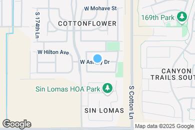 Map image of the property - 17237 W Ashley Dr