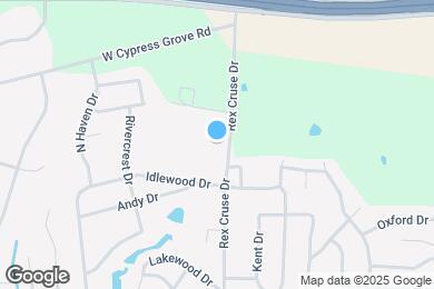 Map image of the property - Turtle Creek Apartments Sherman