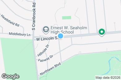 Map image of the property - 2299 W Lincoln St