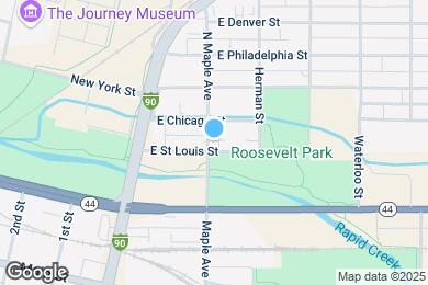 Map image of the property - 102 N Maple Ave