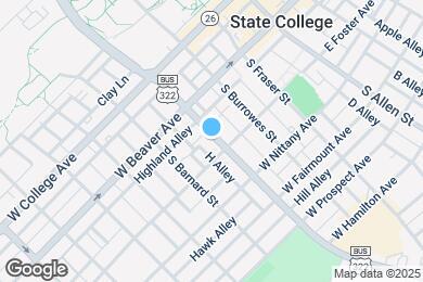 Map image of the property - 242 S Atherton St