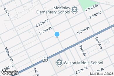 Map image of the property - 2412 Wayne St