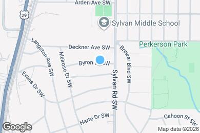 Map image of the property - 954 Byron Dr SW