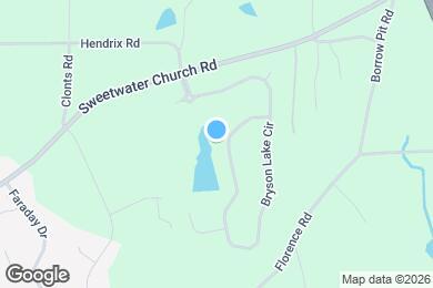 Map image of the property - 831 Bryson Lake Cir