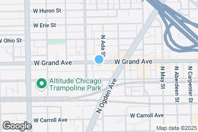 Map image of the property - 1357 W Grand Ave