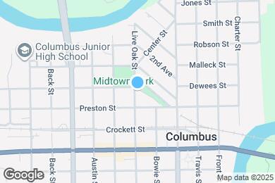 Map image of the property - 821 Live Oak St