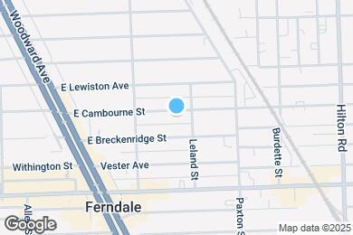 Map image of the property - 392 E Cambourne St
