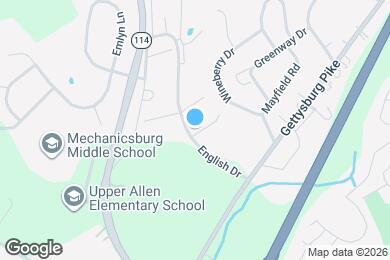 Map image of the property - 100 Wyncote Ct