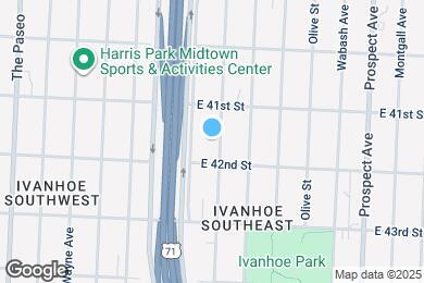 Map image of the property - 4128 Garfield Ave