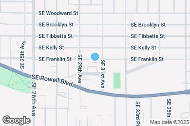 Map image of the property - 3012 SE Franklin St