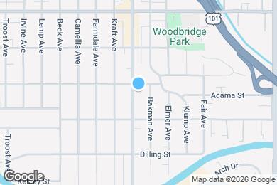 Map image of the property - 4244 Tujunga Ave