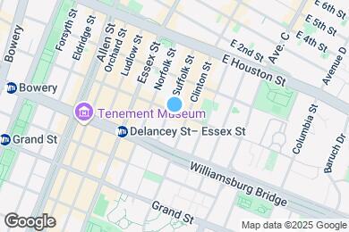 Map image of the property - 153 Rivington St