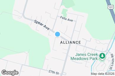 Map image of the property - 3353 Spear Ave