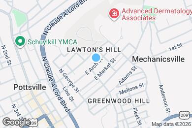 Map image of the property - 510 E Arch St