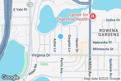 Map image of the property - 1614 Ferris Ave