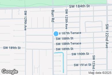 Map image of the property - 12625 SW 188th St