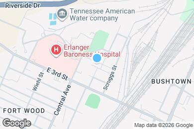 Map image of the property - 1119 Pierce St