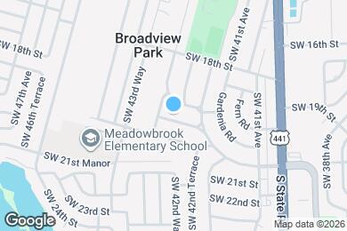 Map image of the property - 4251 SW 20th St