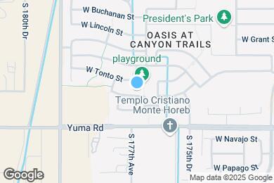 Map image of the property - 17684 W Desert Bloom St