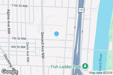 Map image of the property - 801 Broadway Ave NW