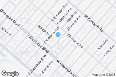 Map image of the property - 1153 Alameda Ave