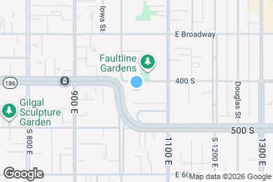 Map image of the property - 425 S 1000 E