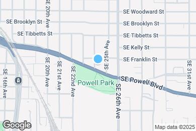 Map image of the property - 3324 SE 24th Ave