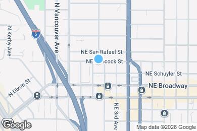 Map image of the property - 1828 NE 1st Ave