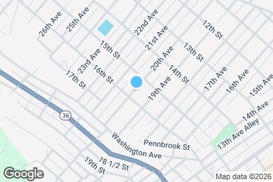 Map image of the property - 1517 20th Ave