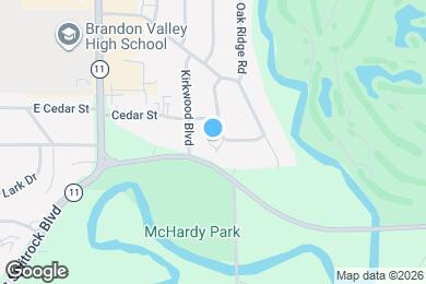 Map image of the property - 1505 E Cedar Cir